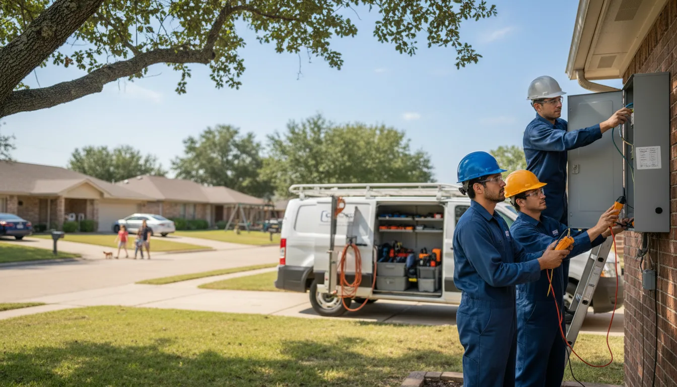Certified electrician providing emergency electrical services in Dover Afb, DE